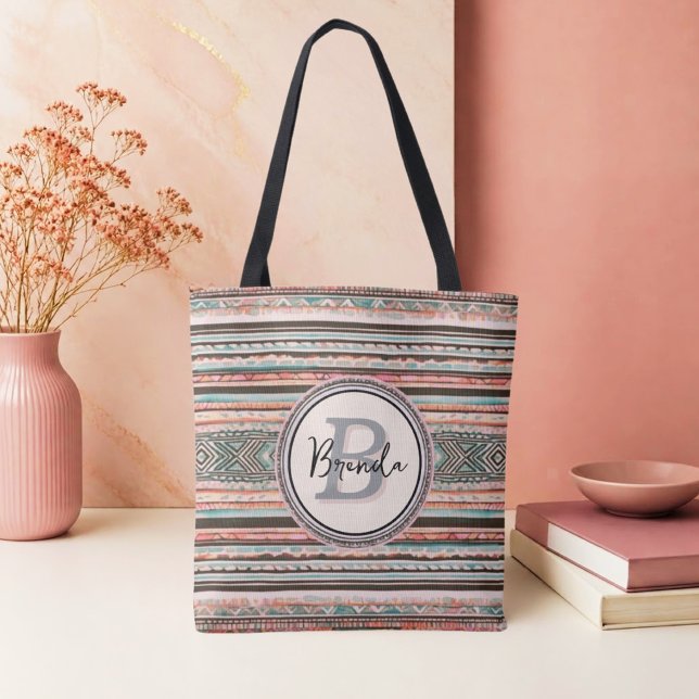 Bolsa de mão inspirada em Boho Sudoeste (Criador carregado)