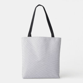 Bolsa de mão listrada minimalista de luxo