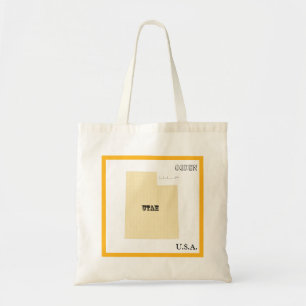 Bolsa de mão - Mapa do estado de Utah com Cidade