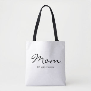 Bolsa de Mão Minimalista Mãe Legal Divertida e Des