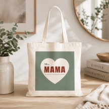 Bolsa de mão moderna personalizada com coração de 