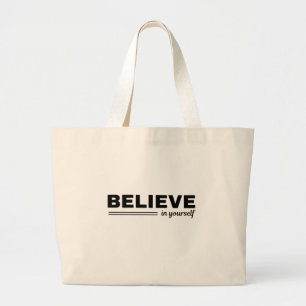 Bolsa de mão motivacional Acredite em Si Mesmo