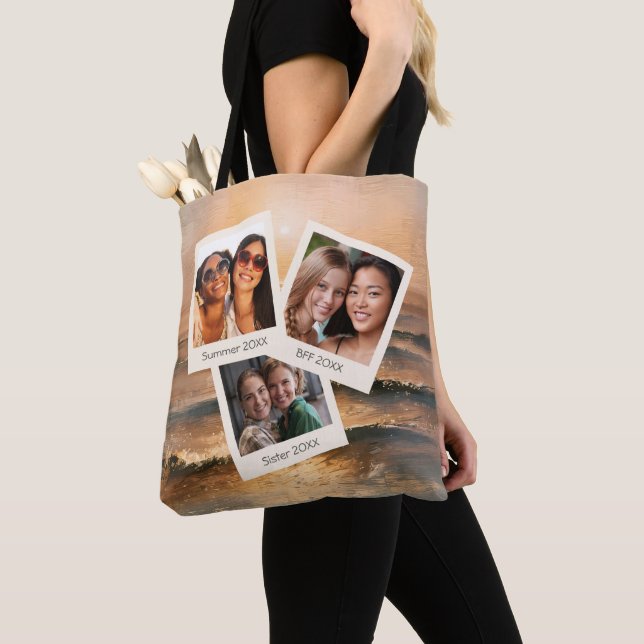 Bolsa de mão personalizada com SEIS FOTOS (Close Up)