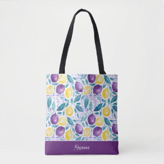 Bolsa de mão personalizada de limão