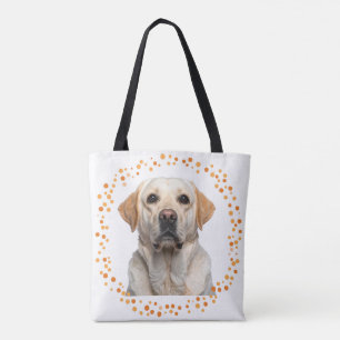 Bolsa de mão personalizada em laranja pastel para