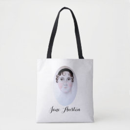 Bolsa de mão personalizada Jane Austen com estampa