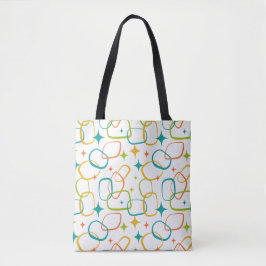 Bolsa de mão Retro Brilho Atômico Moderna de Meado