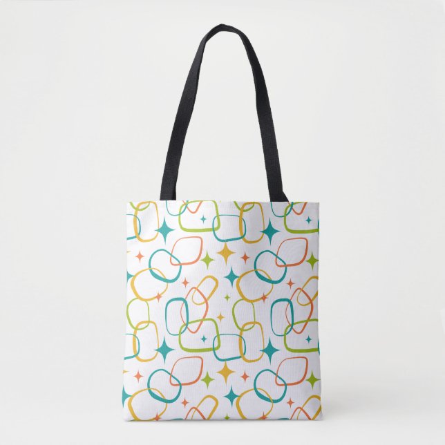 Bolsa de mão Retro Brilho Atômico Moderna de Meado (Frente)