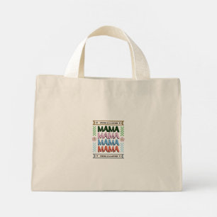 Bolsa de mão Retro Mama Forte como uma Mãe Color