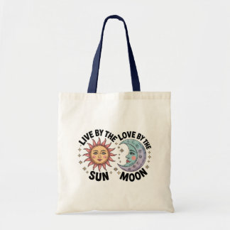 Bolsa de mão retro Viva pelo Sol Ame pela Lua