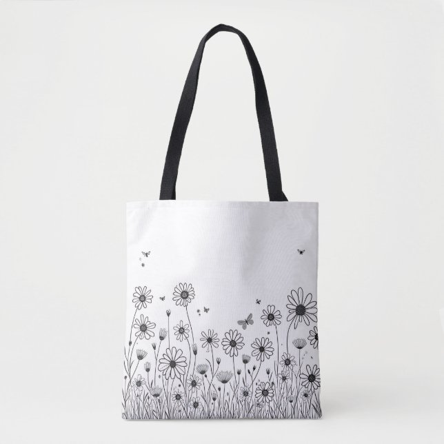 Bolsa de mão simples para o dia a dia – Reutilizáv (Frente)