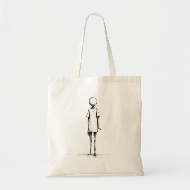 Bolsa de mão simples para o dia a dia – Reutilizáv (Frente)
