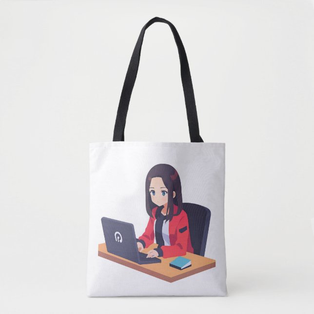 Bolsa de mão simples para o dia a dia – Reutilizáv (Frente)