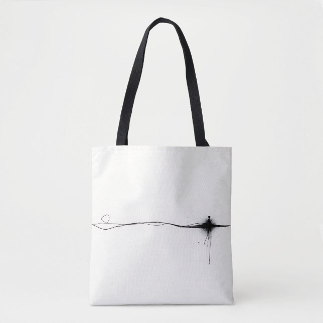 Bolsa de mão simples para o dia a dia – Reutilizáv (Frente)