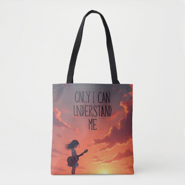 Bolsa de mão simples para o dia a dia – Reutilizáv (Frente)