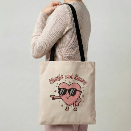 Bolsa de Mão Single & Sassy Presente Divertido par