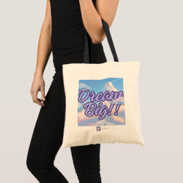 Bolsa de mão 'SONHE GRANDE'