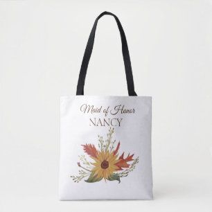 Bolsa de mão Sunflower Autumn Maid of Honour