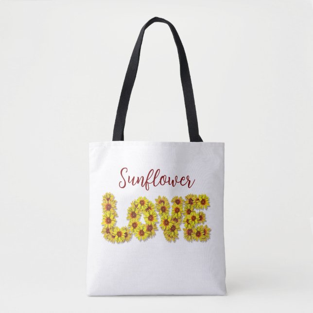 Bolsa de mão Sunflower Love (Frente)