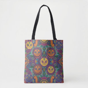Bolsa de mão Vibrante Espírito Tribal Gatos
