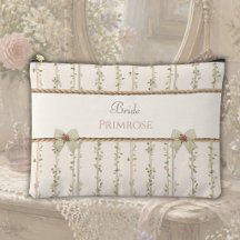 Bolsa de Maquiagem Floral Presente para Noiva de C