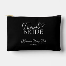 Bolsa de Maquiagem Team Bride – Festa de Despedida