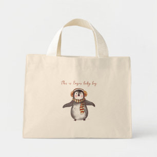 Bolsa de Natal personalizado. Saco do pinguim com
