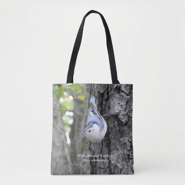Bolsa de Nuthatch de resma branco  (Frente)