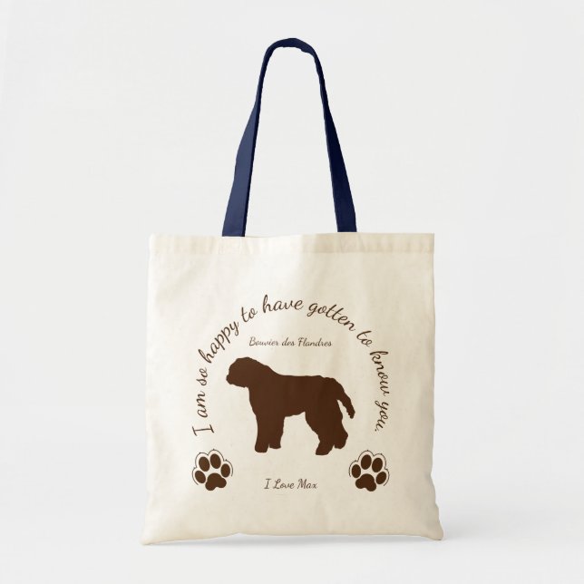 Bolsa de origem Bouvier des Flandres (Frente)