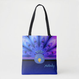 Bolsa de Peacock Elétrico Puro e Azul