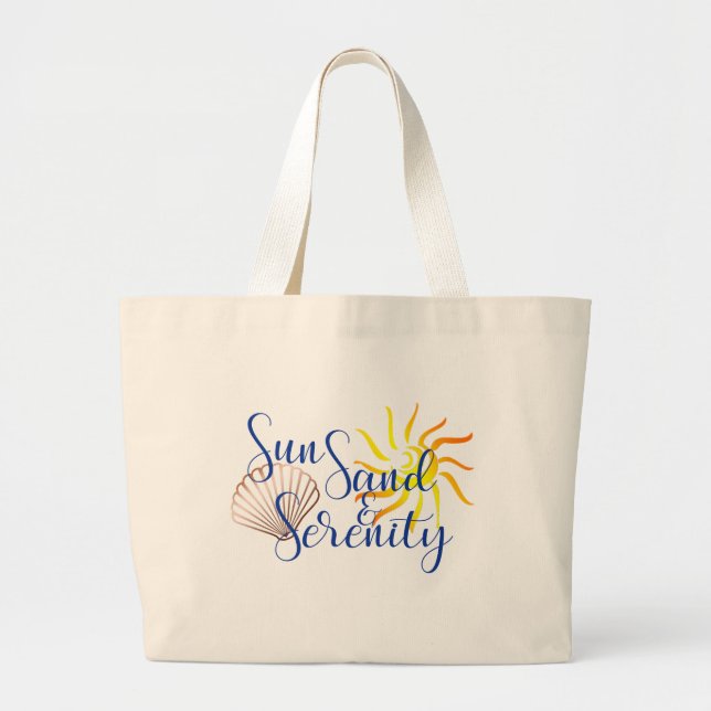 Bolsa de praia da serenidade da areia de Sun a (Frente)