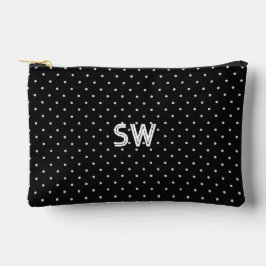 Bolsa de Presente com Pontos Elegantes e Iniciais