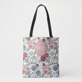 Bolsa de Projeto de Tricô & Bolsa Tote