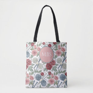Bolsa de Projeto de Tricô & Bolsa Tote