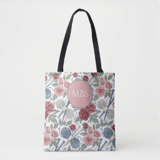 Bolsa de Projeto de Tricô & Bolsa Tote