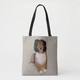 Bolsa de retrato de cão da Sheltie mix