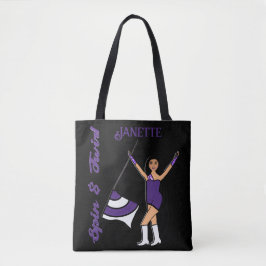 Bolsa de Sinalizador Personalizado (Branco Roxo)