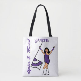 Bolsa de Sinalizador Personalizado (Branco Roxo) B
