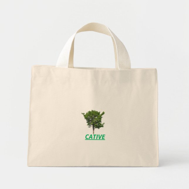 bolsa de tela Diseño es Botánico Minimalista (Frente)