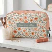 Bolsa de Toiletaria Floral Francesa Charmosa e Des