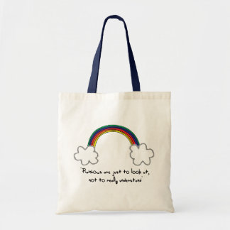bolsa de tote arco-íris