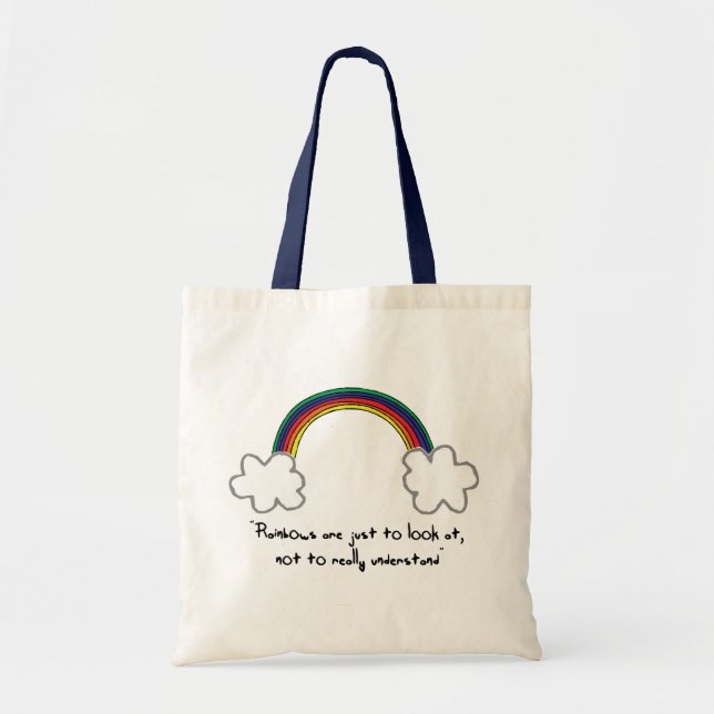 bolsa de tote arco-íris (Frente)