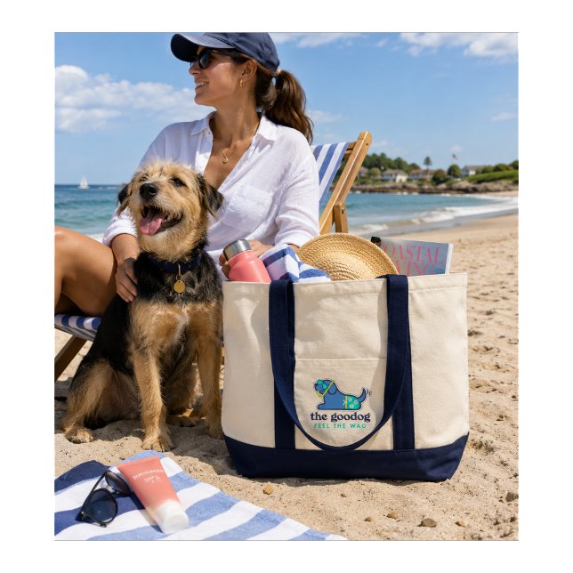 Bolsa de Tote Costeira de Verão Snorkel Pup (Criador carregado)