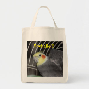 Bolsa de Tote da Cockatiel Grocery