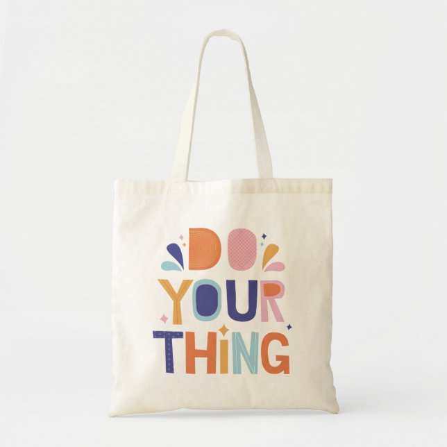 bolsa de tote de aspas inspiradoras (Frente)