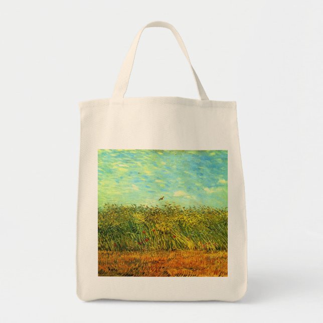 Bolsa de Tote de Campos de Trigo Van Gogh (Frente)