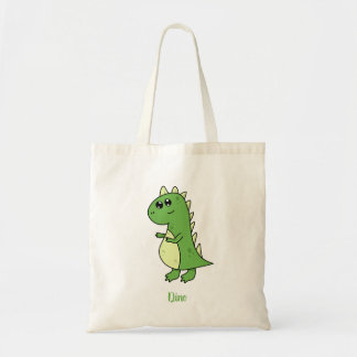 bolsa de tote de dino fofo