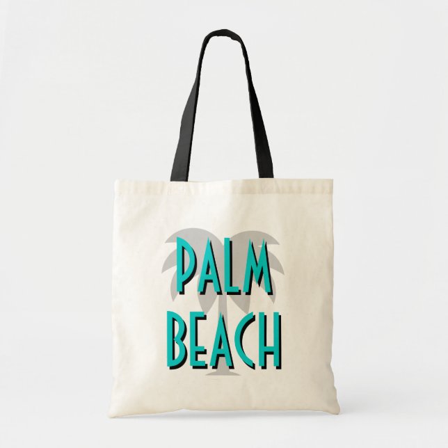 Bolsa de tote de Palm Beach | Estilo art deco (Frente)