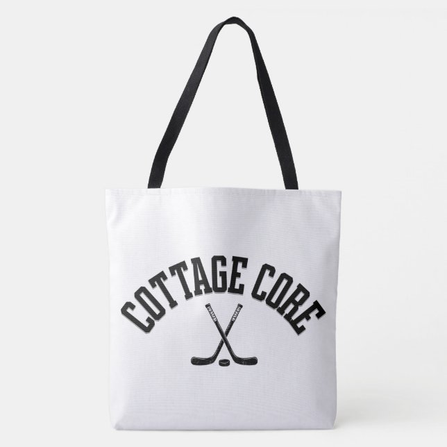 bolsa de tote de rivalidade aquecida de hóquei de  (Frente)