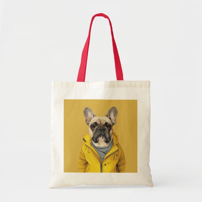 Bolsa de Tote do Bulldog Francês (Frente)